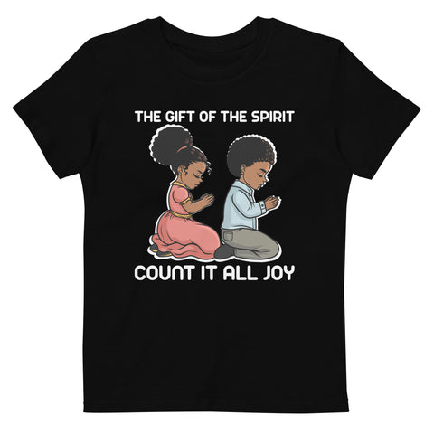 The Gift Of Spirit - Count It All Joy - Organic cotton kids t-shirt